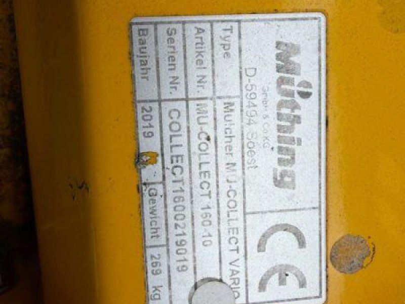 Müthing MULCHGERÄT MU-COLLECT160 VARIO
