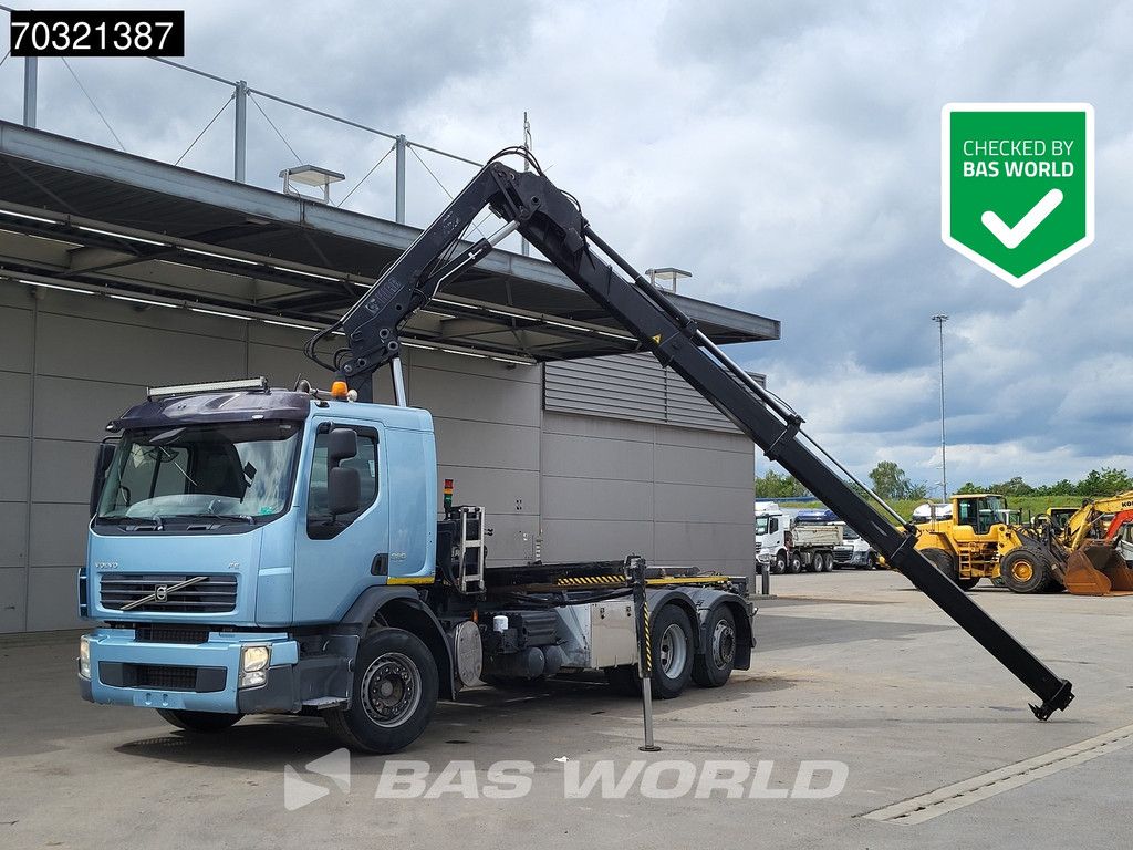 Volvo FE 320 4X2 HIAB 144 E-3 HIDUO Crane 20tons cable system Full air suspension Lift Axle