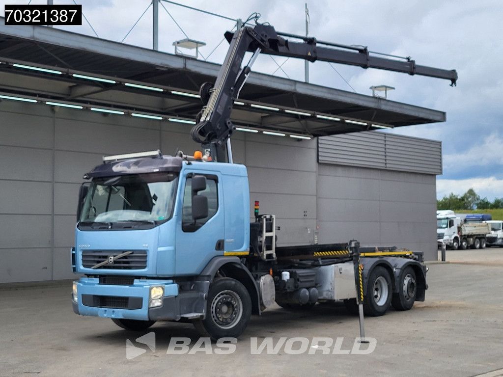 Volvo FE 320 4X2 HIAB 144 E-3 HIDUO Crane 20tons cable system Full air suspension Lift Axle