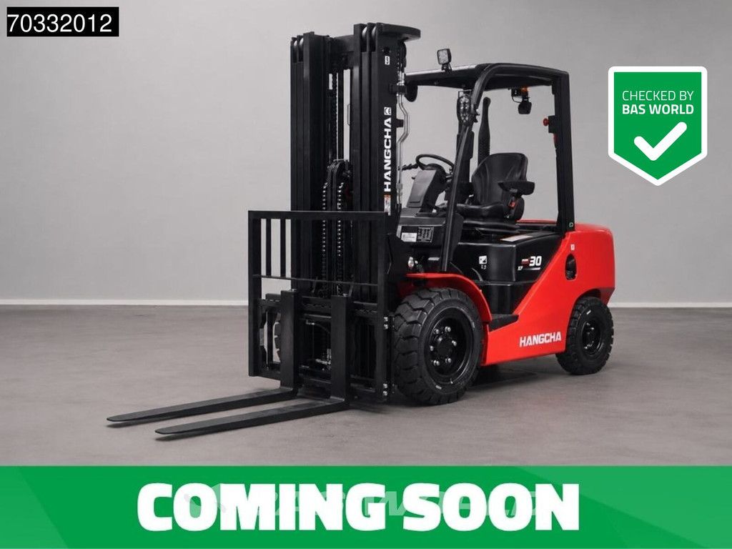 Hangcha CPCD30 FACTORY WARRANTY – KUBOTA ENGINE - CE