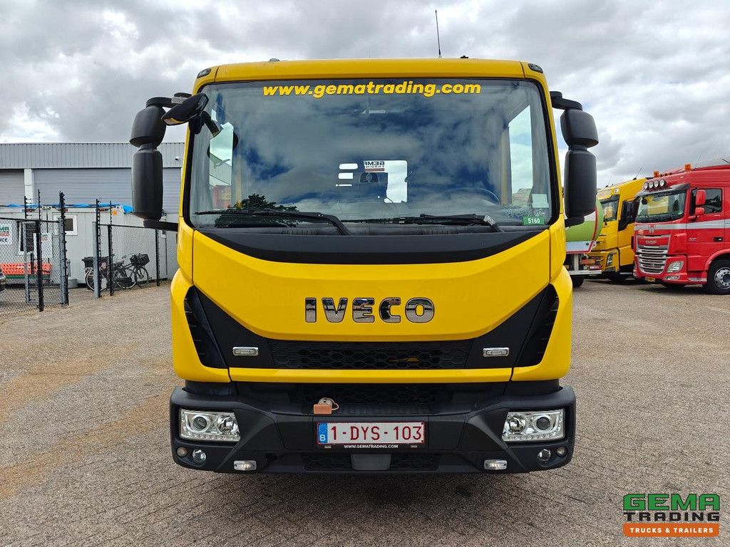 Iveco EuroCargo 120-220L 4x2 Half Slaapcabine (3 Pers) Euro6C - Jige Simplex 5T + Dubbele Lier + Bril + Remote Control