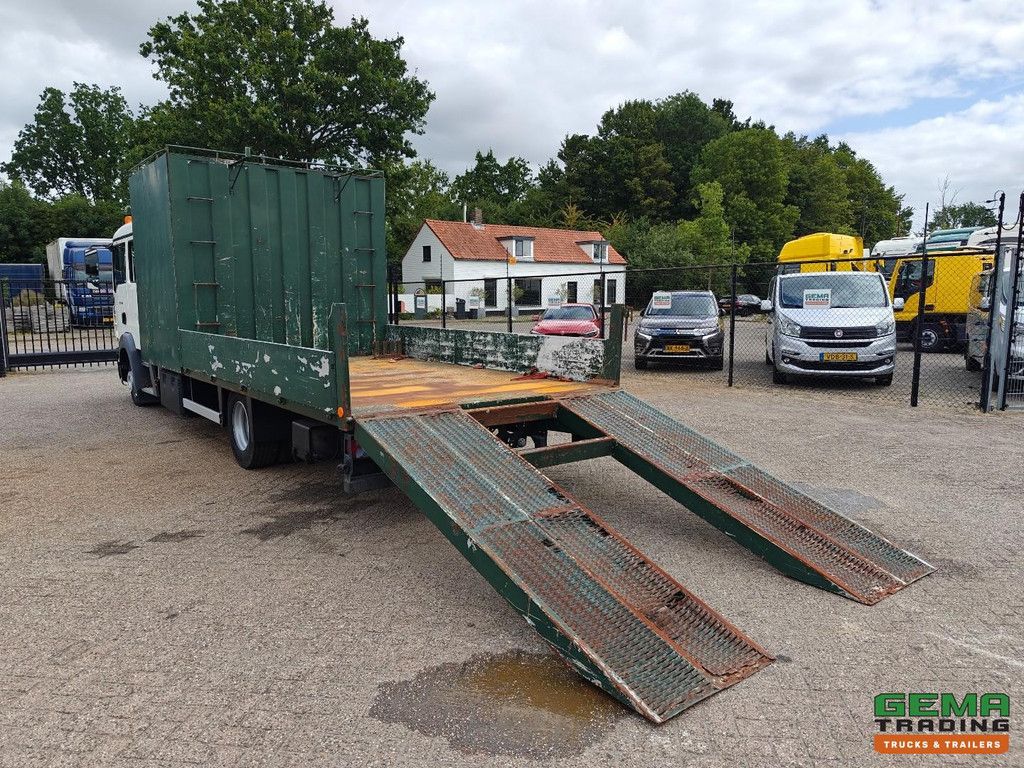 MAN TGL 12.210 4x2 Double Cab Euro4 - Doka - Open Load Bed + Hydraulic Ramp - Manual Transmission