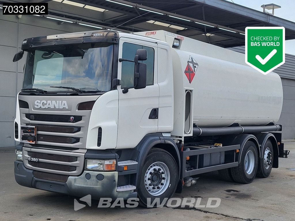 Scania G380 6X2 Alfons Haar Fuel tanker 18.450 liter 4 compartments Lift+steering axle Euro 5