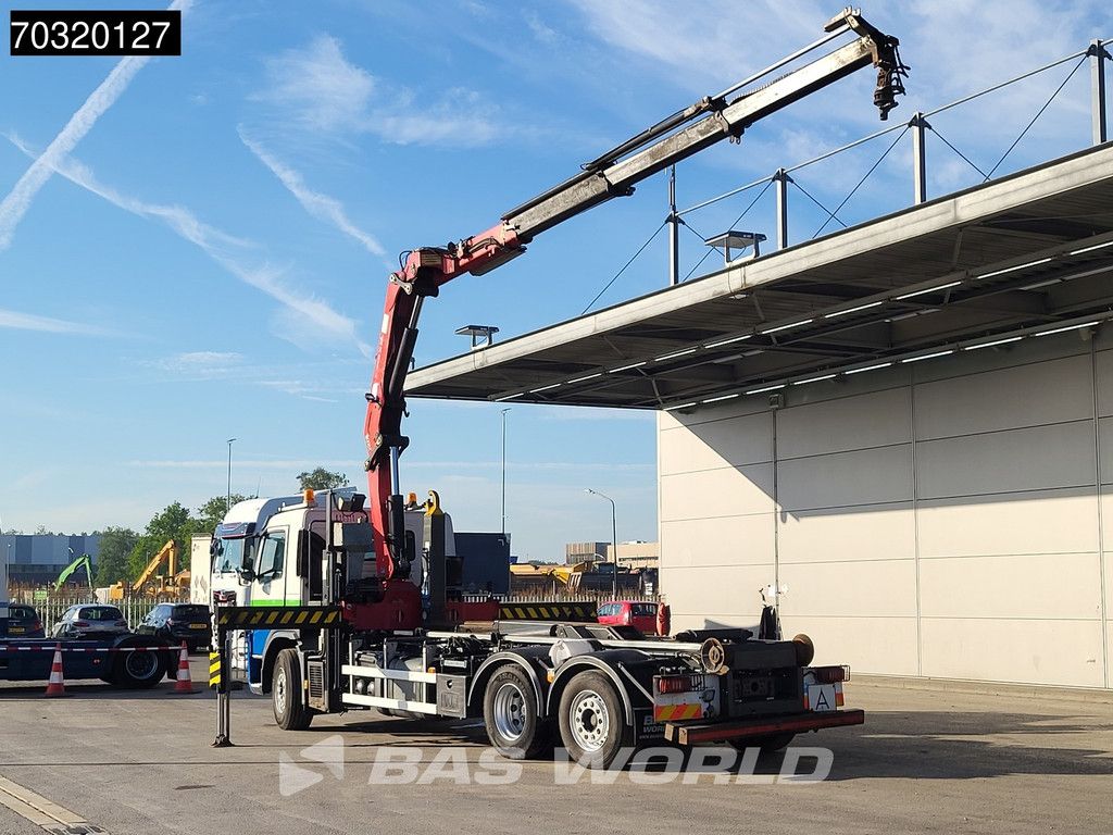 Volvo FM 370 6X2 HMF 2200-K3 Kran Crane VDL S21-6200 Hooklift Lift+steering axle Euro 5