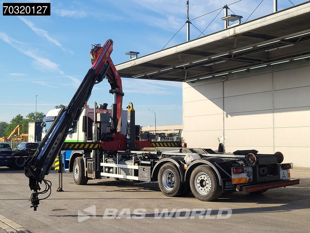 Volvo FM 370 6X2 HMF 2200-K3 Kran Crane VDL S21-6200 Hooklift Lift+steering axle Euro 5