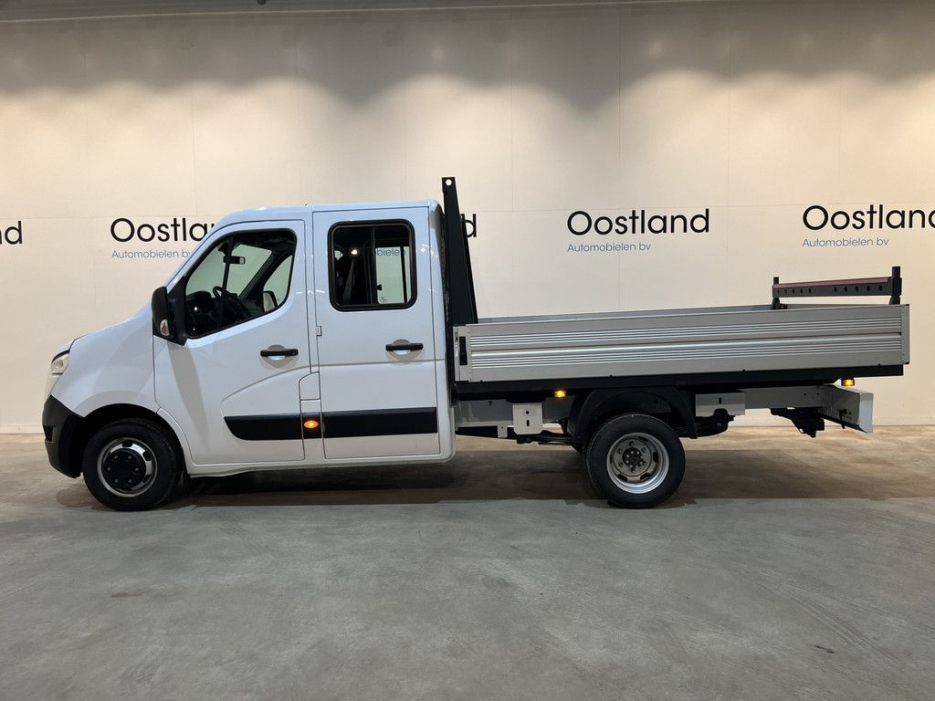 Renault Master (Nissan Interstar) 2.3 L3 145 PK / Open Laadbak / Dubbel Cabine 7 Pers. / Trekhaak 3500 KG / Airco / Cruise Control / CarPlay / Dubbel Lucht / 21.500 KM !!