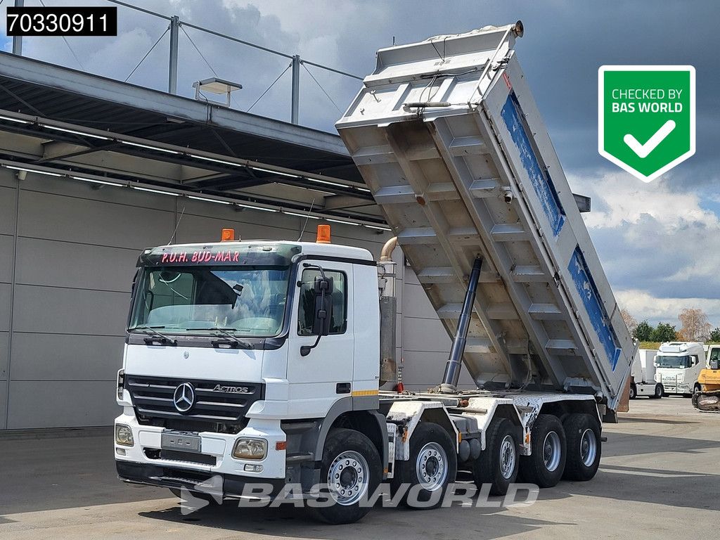 Mercedes Actros 4148 10X4 17m3 2-way tipper Full Steel suspension Big-Axle