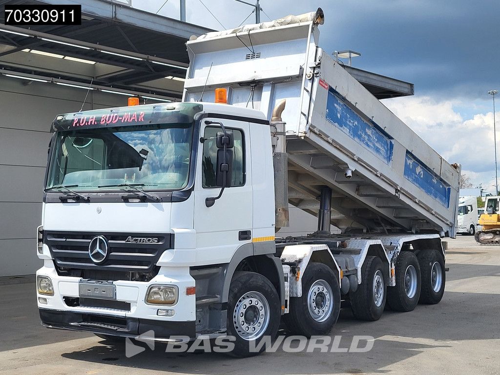 Mercedes Actros 4148 10X4 17m3 2-way tipper Full Steel suspension Big-Axle
