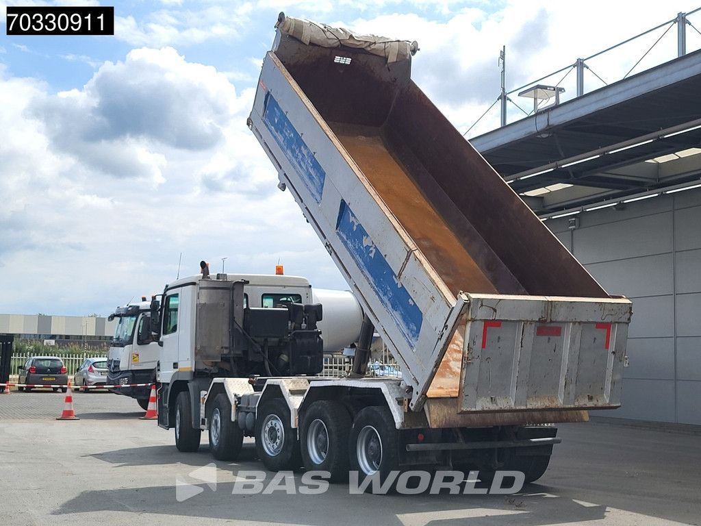 Mercedes Actros 4148 10X4 17m3 2-way tipper Full Steel suspension Big-Axle