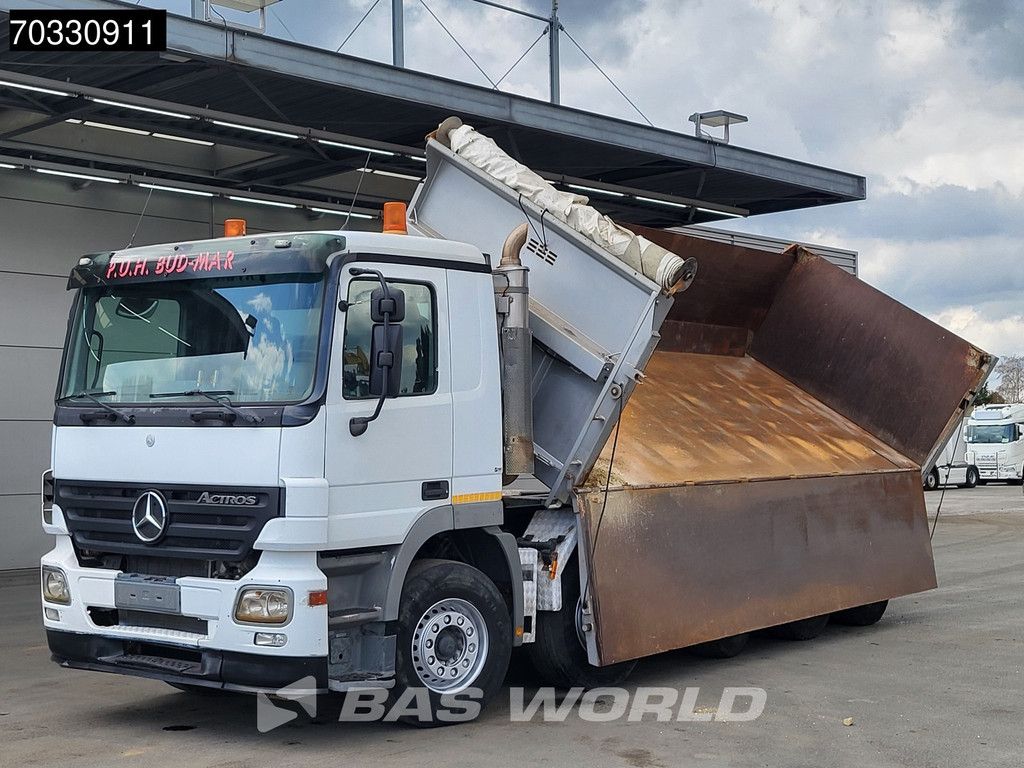Mercedes Actros 4148 10X4 17m3 2-way tipper Full Steel suspension Big-Axle