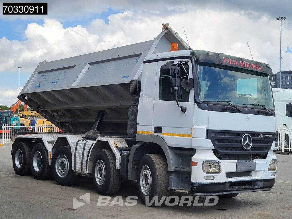 Mercedes Actros 4148 10X4 17m3 2-way tipper Full Steel suspension Big-Axle