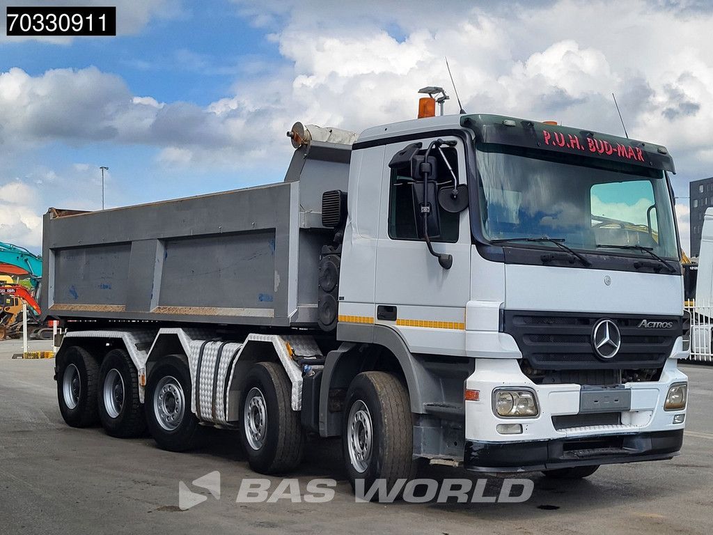 Mercedes Actros 4148 10X4 17m3 2-way tipper Full Steel suspension Big-Axle