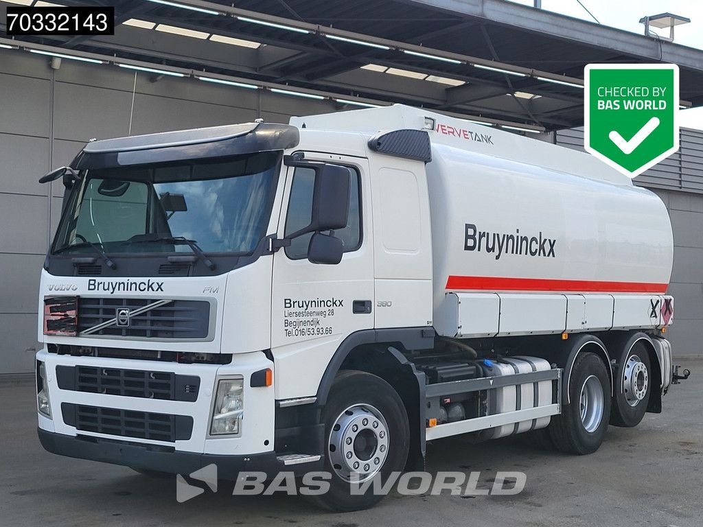 Volvo FM 380 6X2 Alfons Haar 18000 Ltr Fuel tanker 4 compartments Lift+steering axle Euro 5