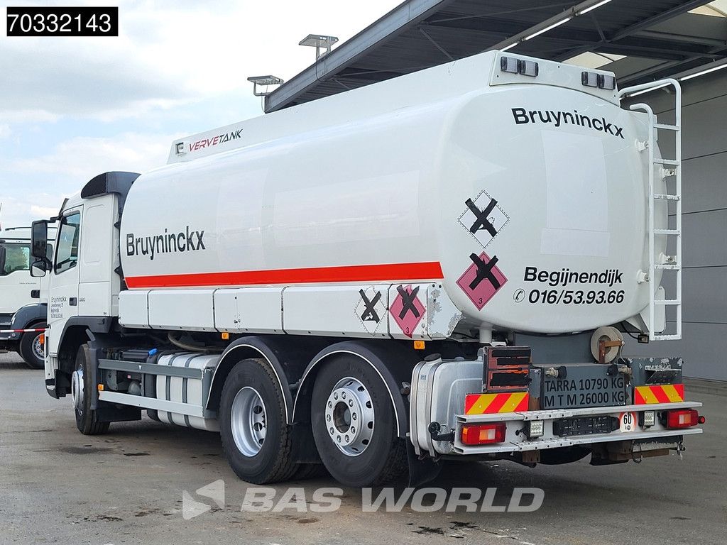 Volvo FM 380 6X2 Alfons Haar 18000 Ltr Fuel tanker 4 compartments Lift+steering axle Euro 5