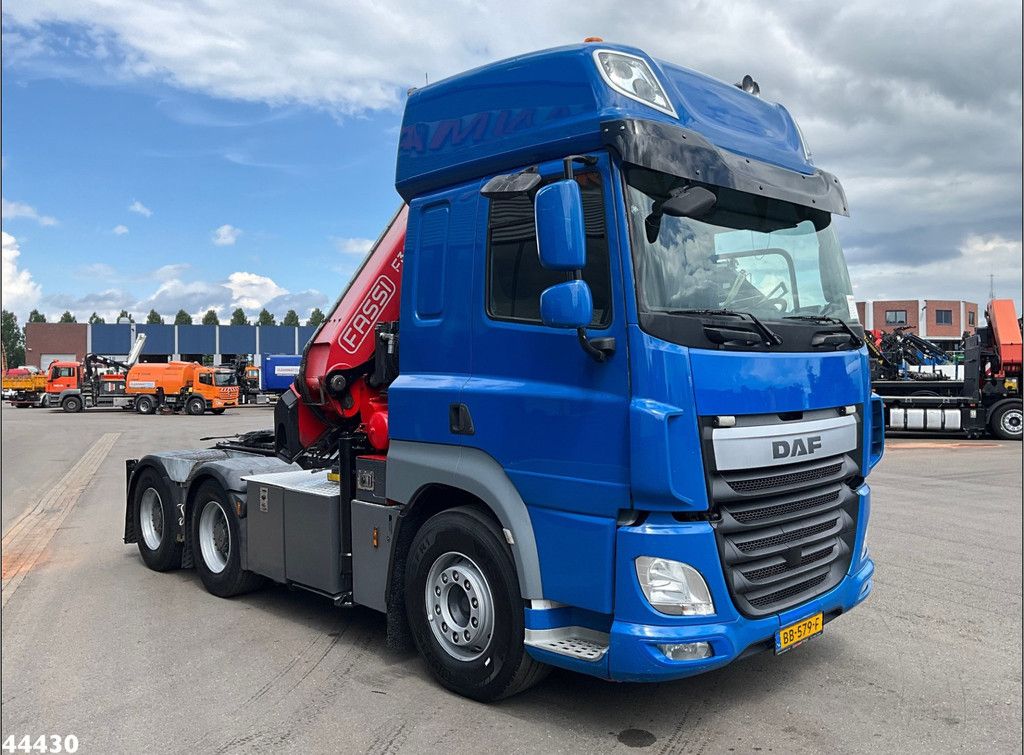 DAF FAT 85.510 6x4 Euro 6 Retarder Fassi 36 Tonmeter laadkraan