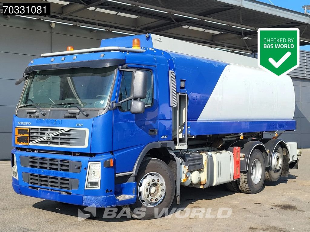 Volvo FM 400 6X2 Stokota Fuel tanker 18.500 liter 4 compartments Lift+steering axle VEB Euro 4