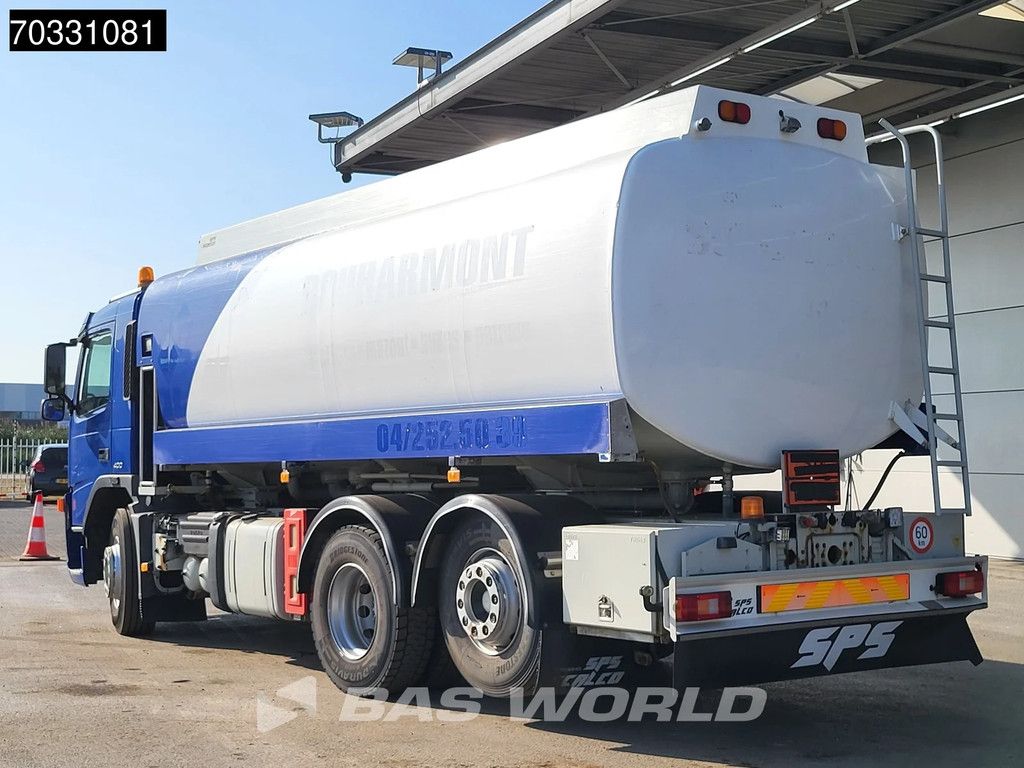 Volvo FM 400 6X2 Stokota Fuel tanker 18.500 liter 4 compartments Lift+steering axle VEB Euro 4