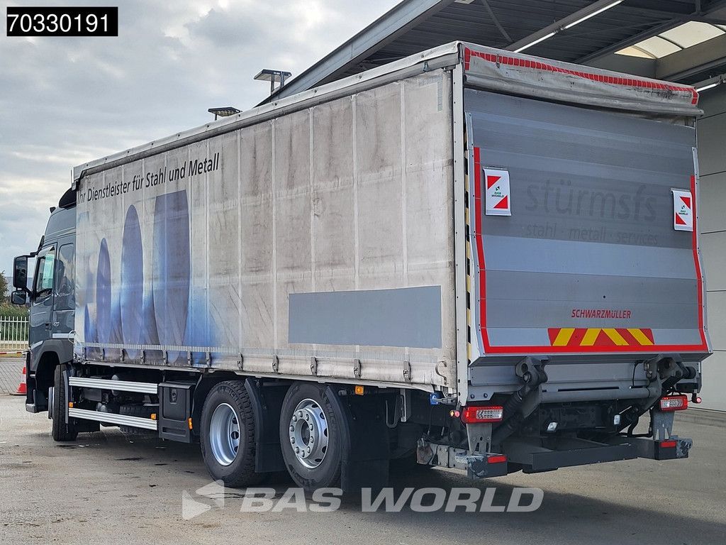 Volvo FM 420 6X2 Curtainsides 2500kg Ladebordwand Lift+steering axle VEB+ ACC Euro 6