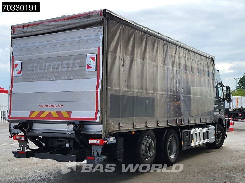 Volvo FM 420 6X2 Curtainsides 2500kg Ladebordwand Lift+steering axle VEB+ ACC Euro 6