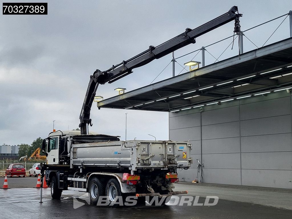 MAN TGS 33.440 6X4 HIAB X-HIDUO 188 E-3 Crane Kran 10m3 2-way tipper Big-Axle Euro 6