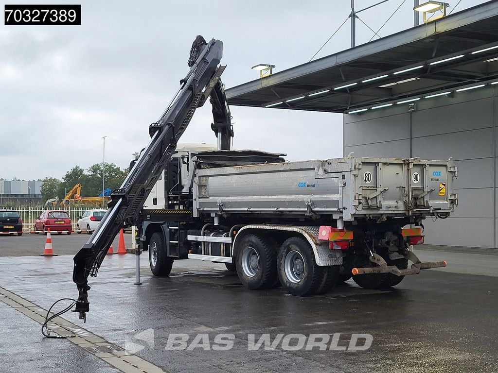 MAN TGS 33.440 6X4 HIAB X-HIDUO 188 E-3 Crane Kran 10m3 2-way tipper Big-Axle Euro 6