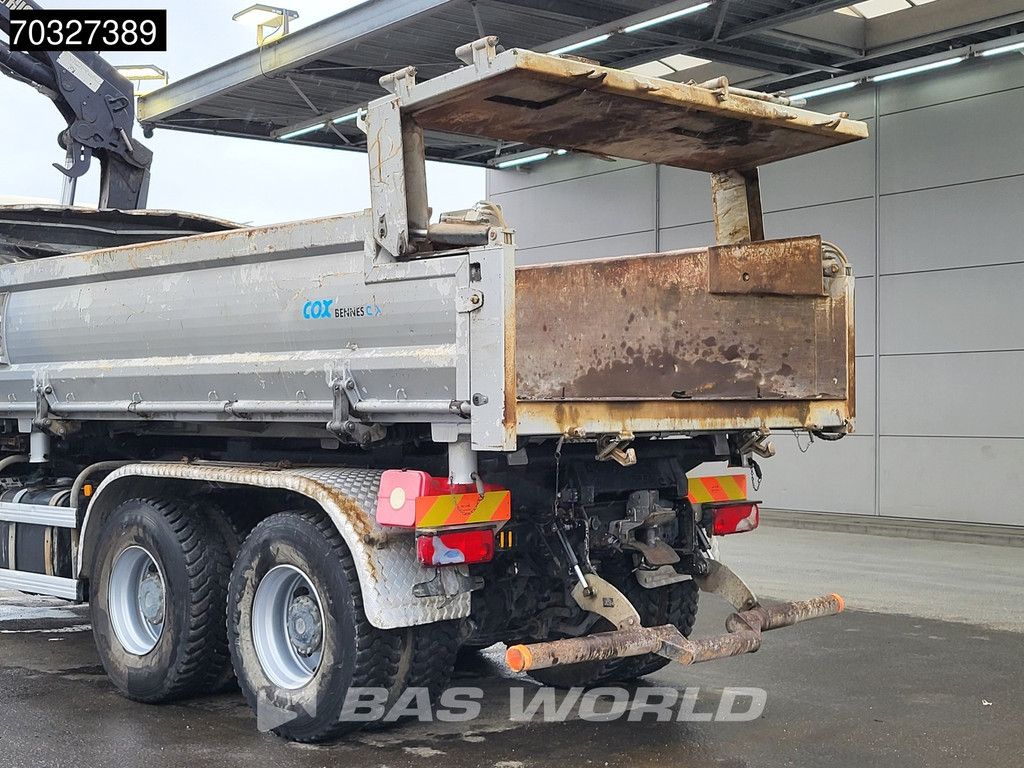 MAN TGS 33.440 6X4 HIAB X-HIDUO 188 E-3 Crane Kran 10m3 2-way tipper Big-Axle Euro 6