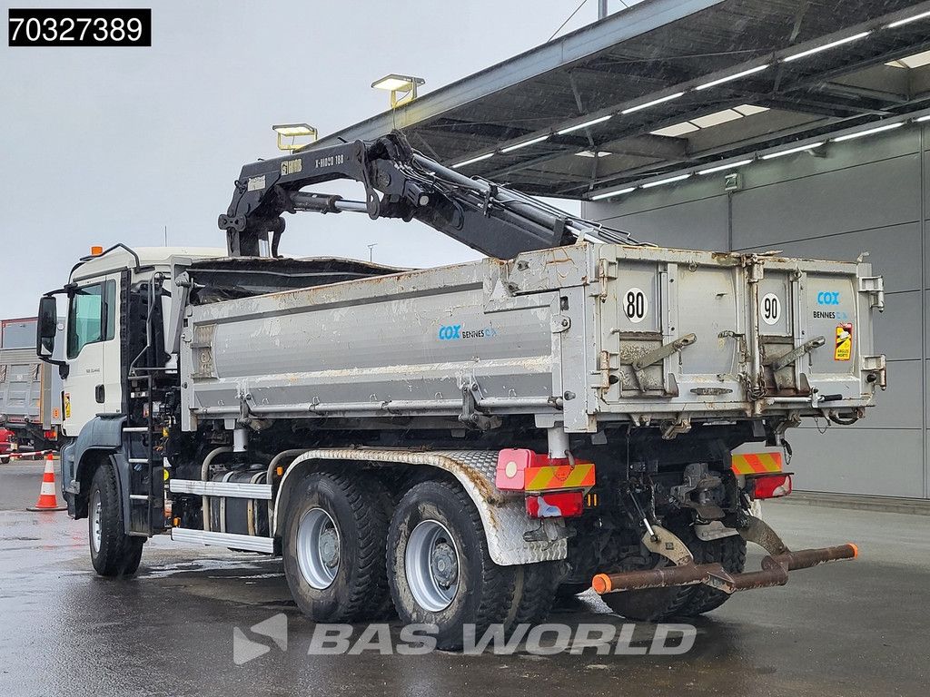MAN TGS 33.440 6X4 HIAB X-HIDUO 188 E-3 Crane Kran 10m3 2-way tipper Big-Axle Euro 6
