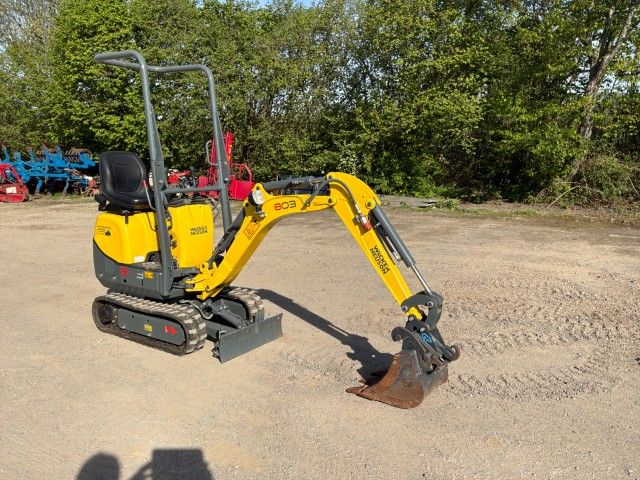 2022 Wacker Neuson 803 Mini Excavator
