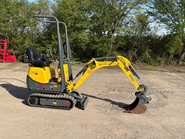 2022 Wacker Neuson 803 Mini Excavator