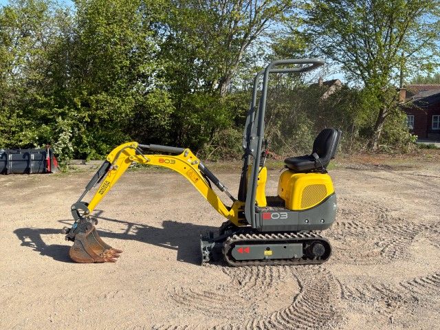 2022 Wacker Neuson 803 Mini Excavator