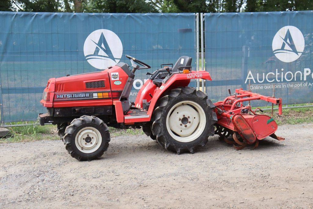 Minitractor Mitsubishi MT16 Diesel 15.8pk met grondfrees