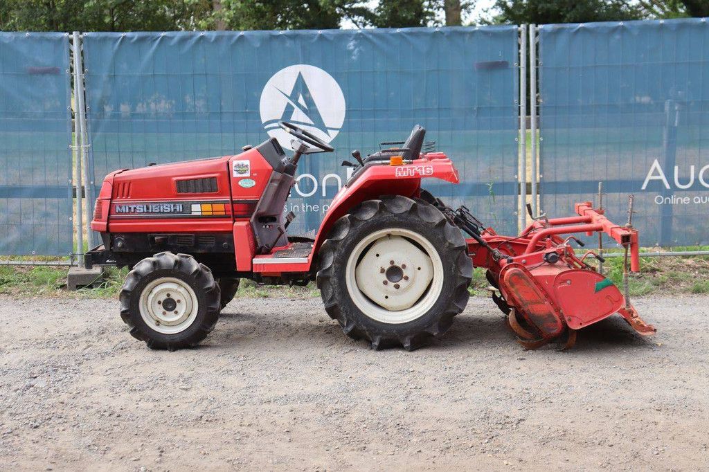 Minitractor Mitsubishi MT16 Diesel 15.8pk met grondfrees