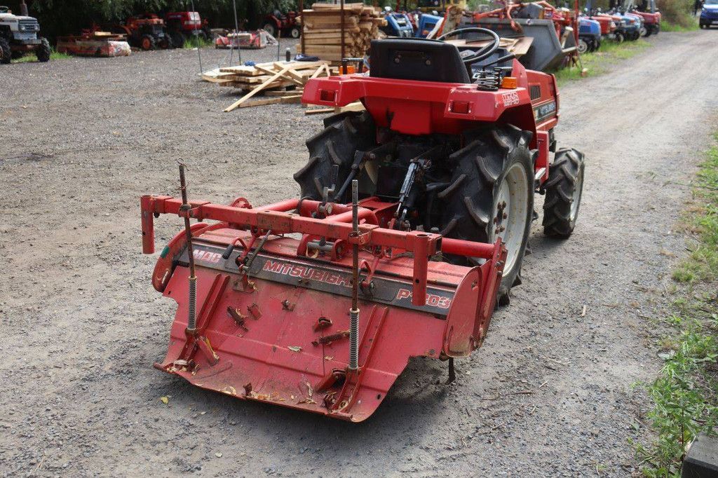 Minitractor Mitsubishi MT16 Diesel 15.8pk met grondfrees