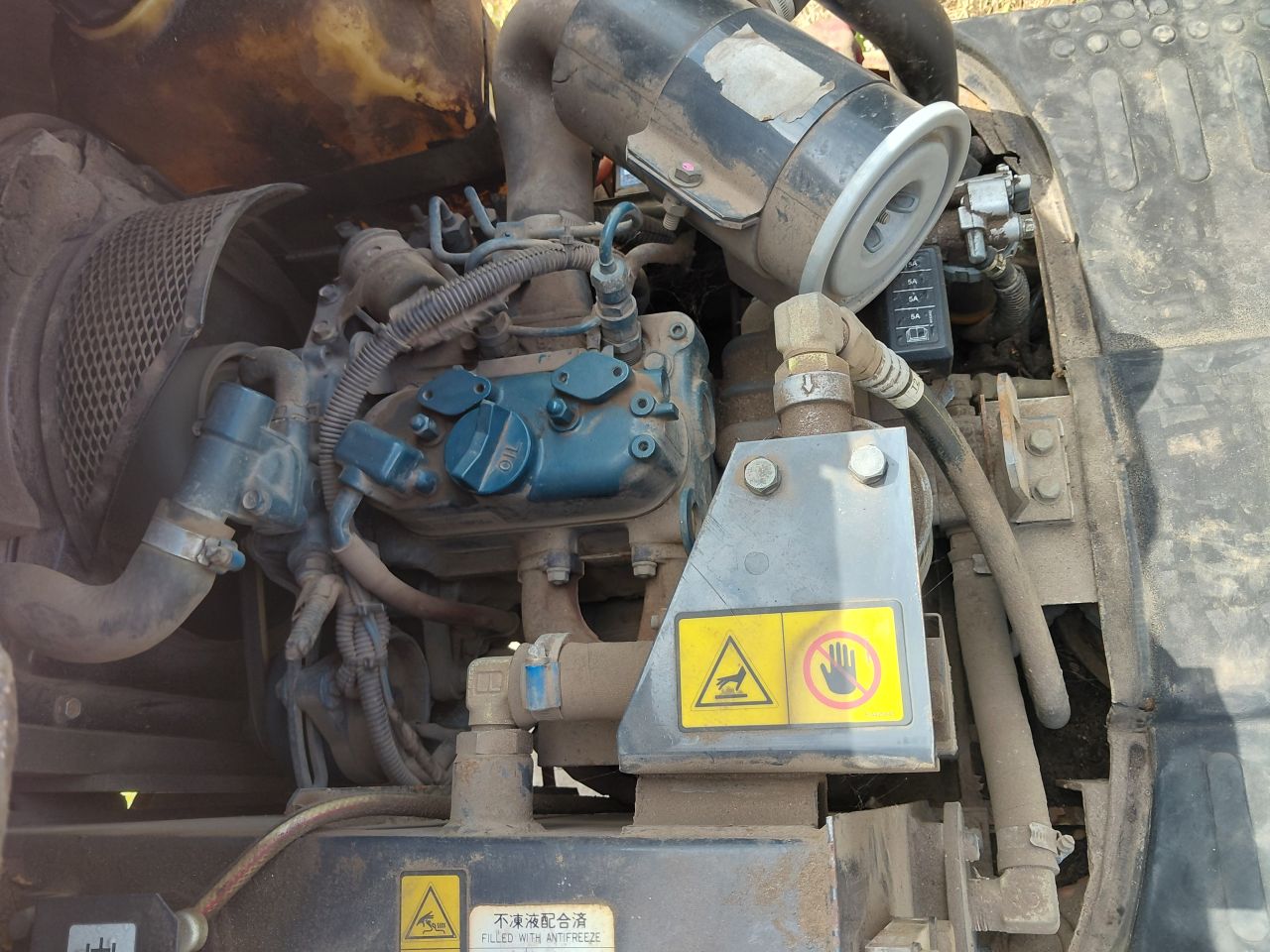 Minigraver Hitachi EX / Minikraan / Graafmachine