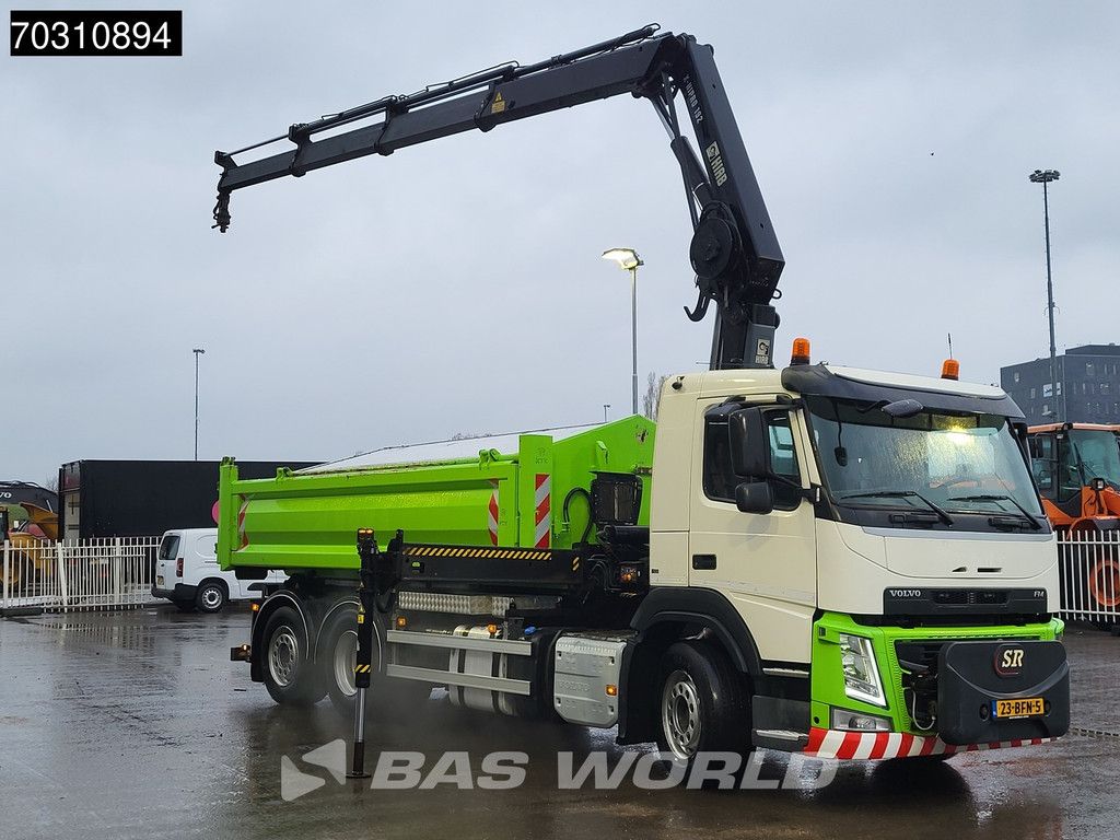 Volvo FM 330 6X2 HIAB X-HIPRO 192 E-3 Kran Crane Transcom Lift+Steering axle Euro 6