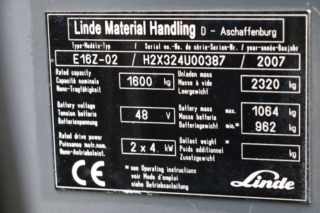 Linde E16Z-02