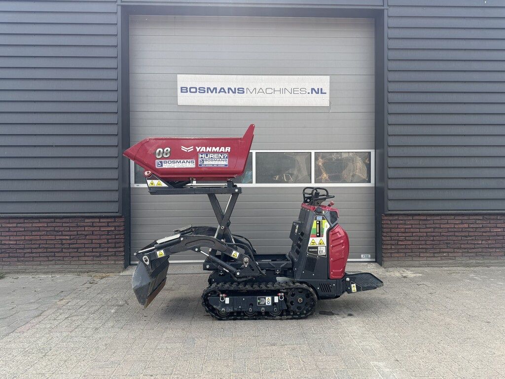 Yanmar C08 hi-tip plus rupsdumper zelfladend BJ 24
