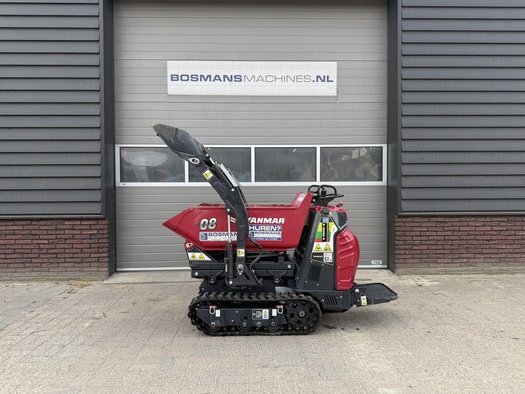 Yanmar C08 hi-tip plus rupsdumper zelfladend BJ 24