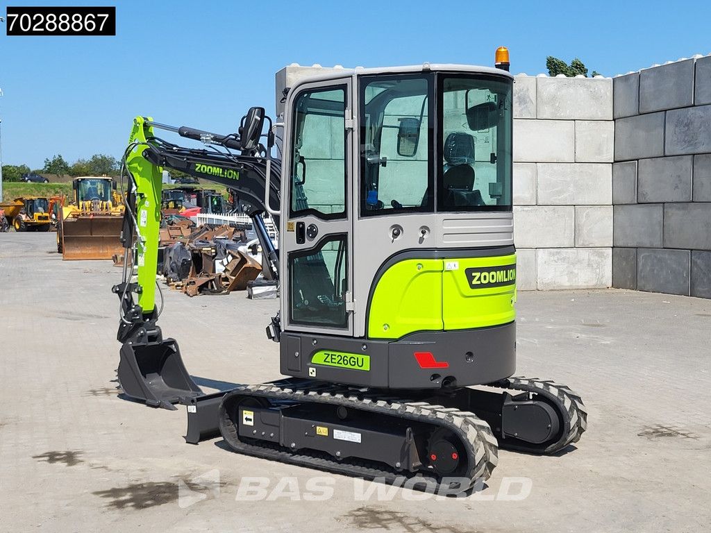Zoomlion ZE26 GU FACTORY WARRANTY – PIN ON / 1 BUCKET- KUBOTA