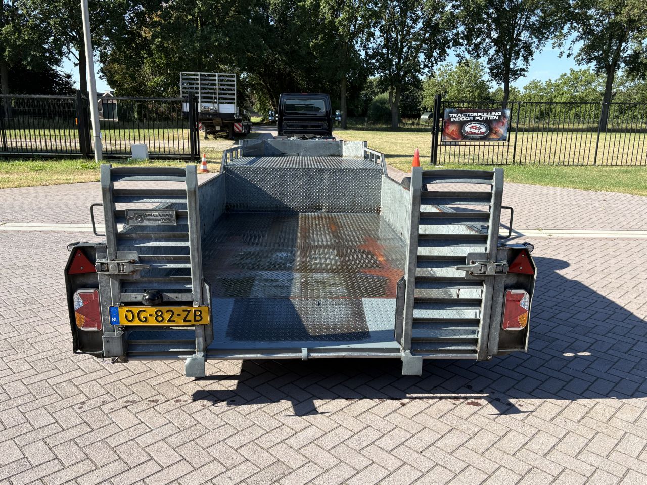 Be oplegger kuip dieplader 7.5 TON Veldhuizen