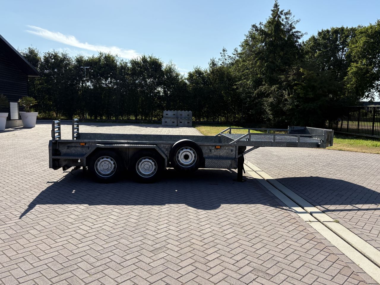 Be oplegger kuip dieplader 7.5 TON Veldhuizen