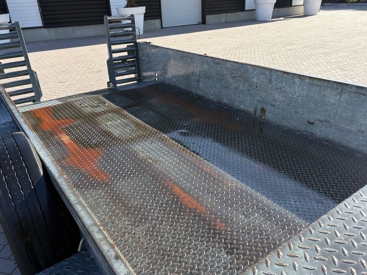 Be oplegger kuip dieplader 7.5 TON Veldhuizen