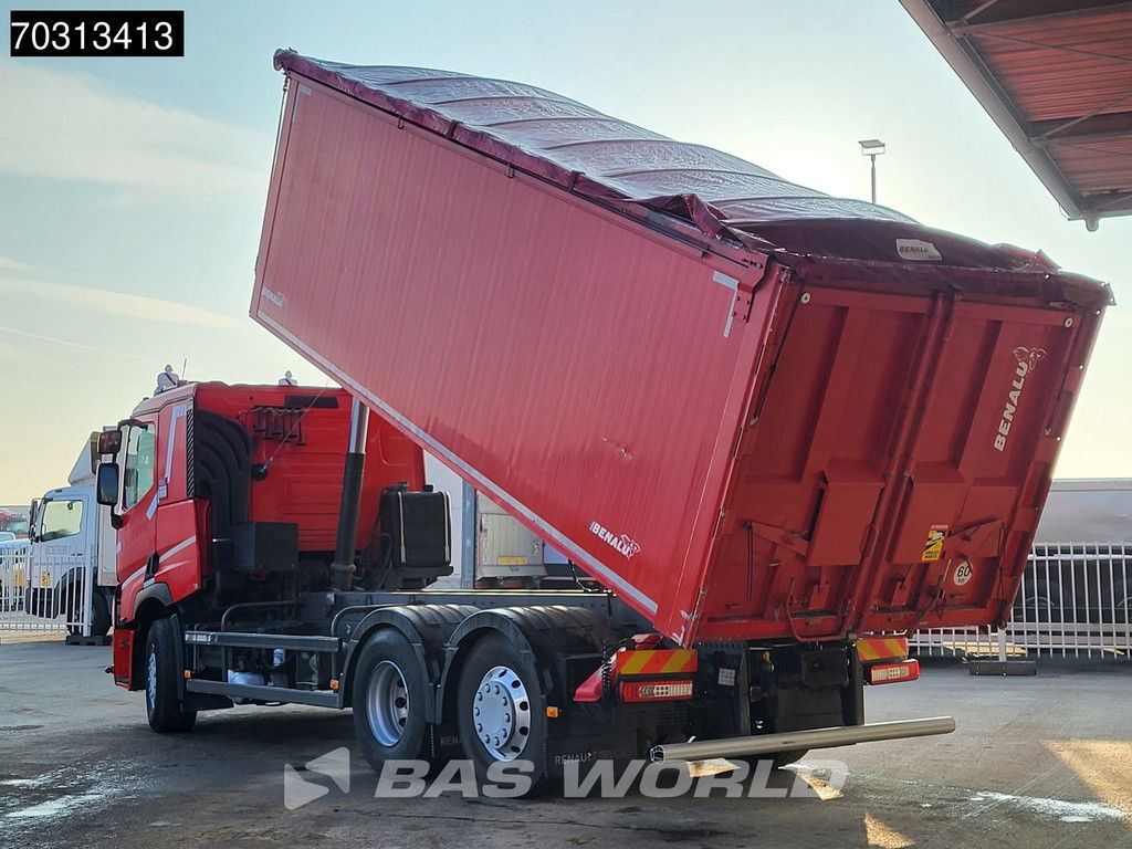 Renault T 480 6X2 31m3 Benalu Aluminium tipper Steering Axle Euro 6