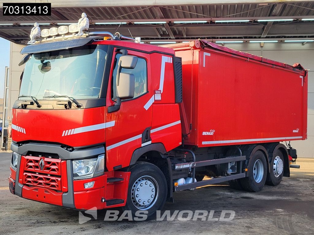 Renault T 480 6X2 31m3 Benalu Aluminium tipper Steering Axle Euro 6