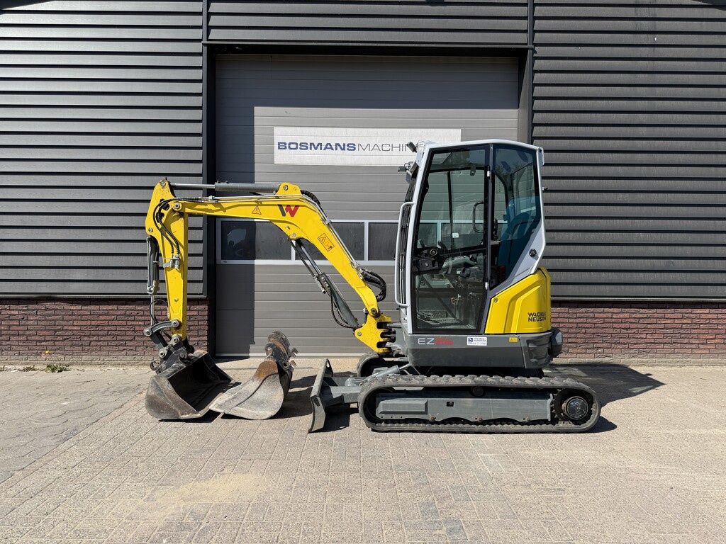 Wacker Neuson EZ26 minigraver 2024 €395 LEASE Sloop-/sorteerfunctie