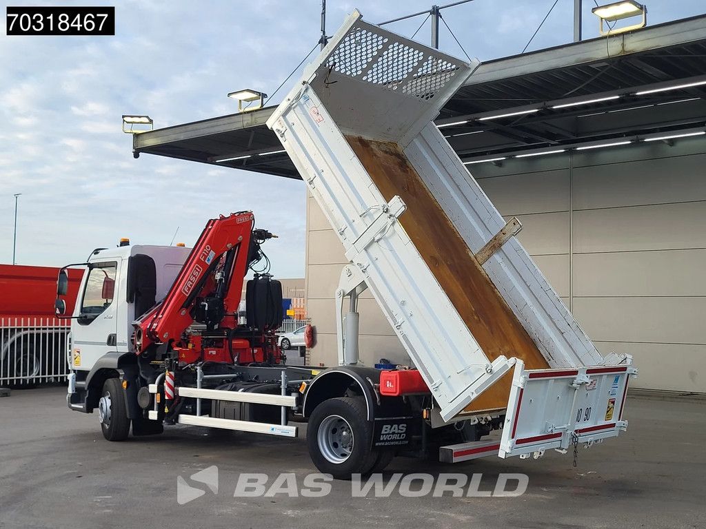 DAF XB 260 4X2 FASSI F110B.0.22 Active Kran Crane 6m3 tipper Automatic ACC Euro 6 Cranetruck Kraanwagen Kraan