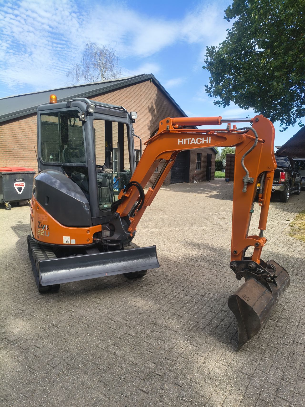 Hitachi zx22u minigraver 2.5 ton