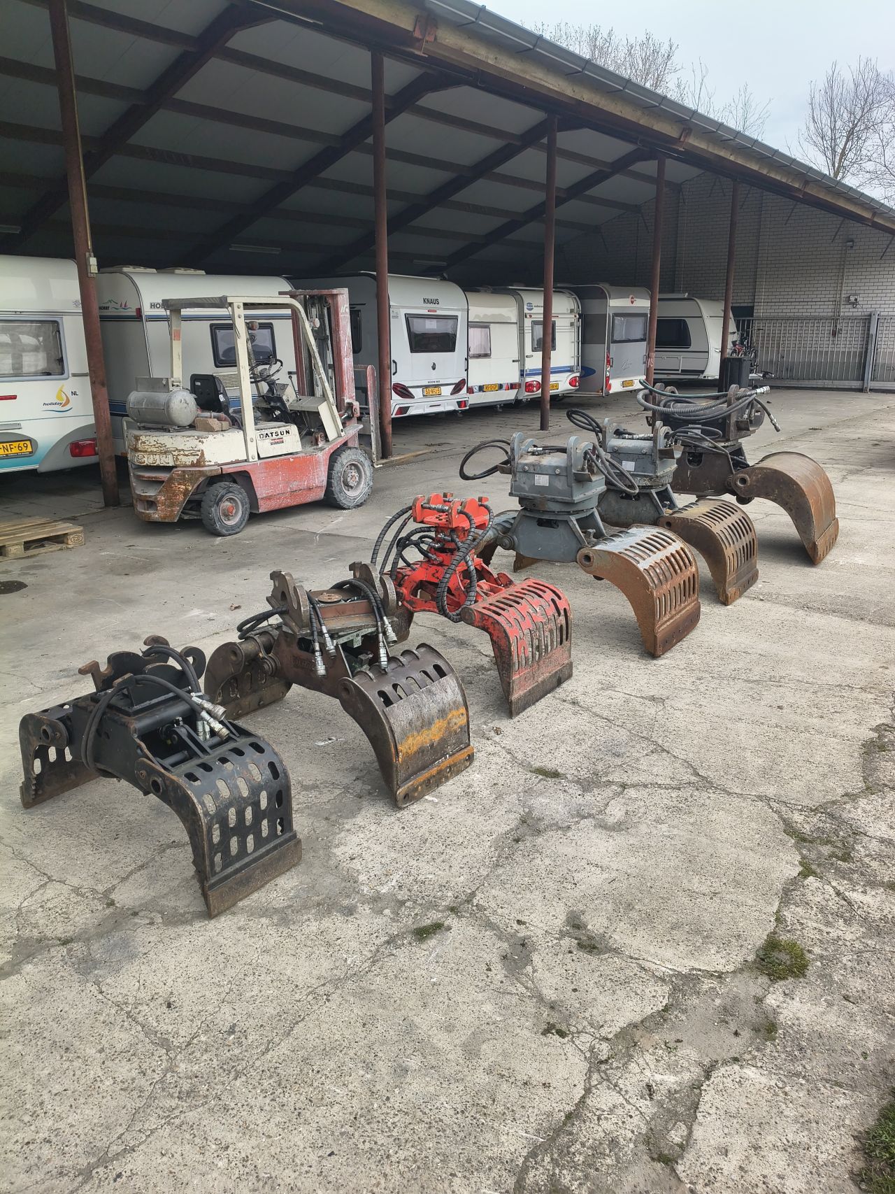 Sorteergrijper cw05 cw10 vematec dehaco rotar zijtveld