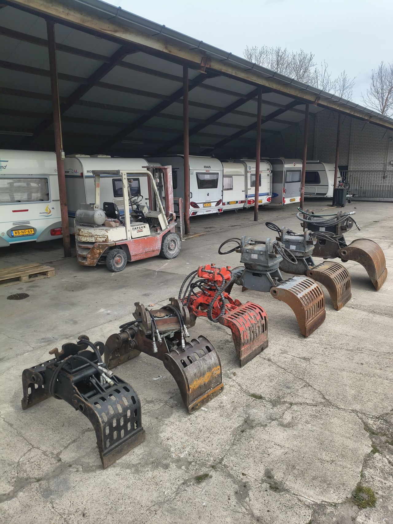 Sorteergrijper cw05 cw10 vematec dehaco rotar zijtveld