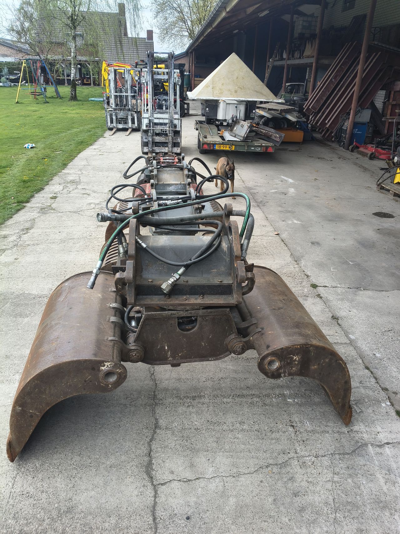 Sorteergrijper cw05 cw10 vematec dehaco rotar zijtveld